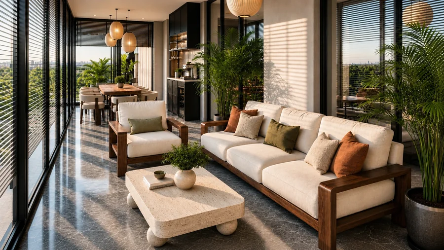 Çörekçi House — Kış bahçesi — tasarım alternatifi