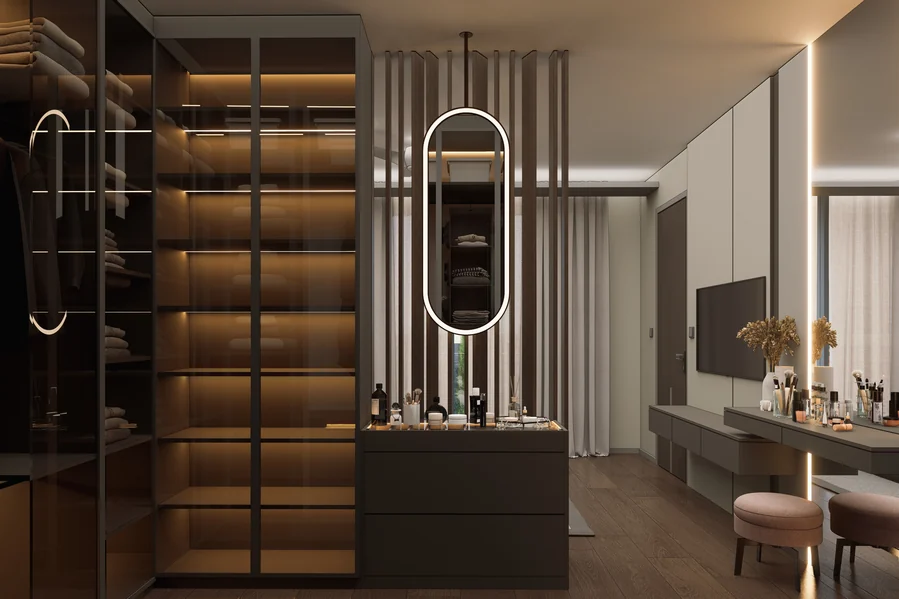 Nev Flat — Giyinme alanı
